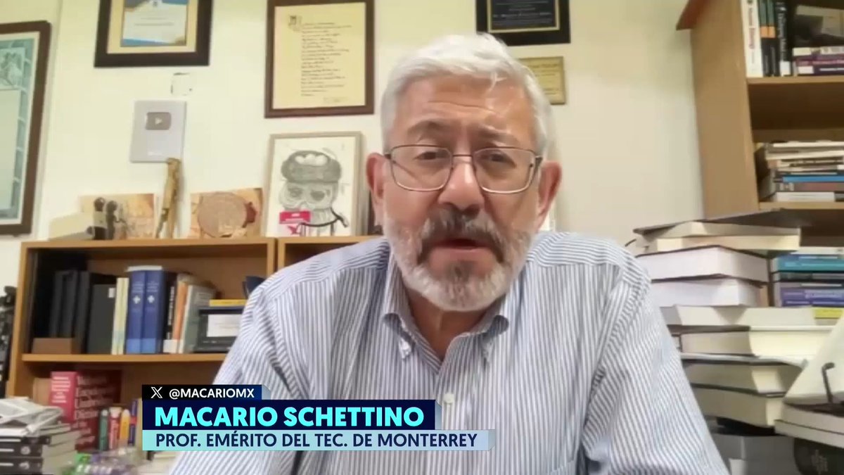 #ConOrtegaALas10 | El fracaso del régimen que intentó crear López Obrador es cada vez más evidente; el deterioro económico se está convirtiendo en deterioro social y se le suma la pérdida de gobernabilidad: Macario Schettino (Macario Schettino). 📺: Sofía Villalobos