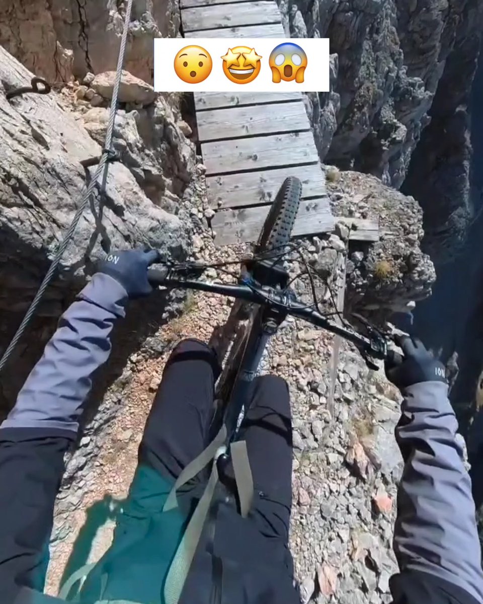 Solo para los más valientes ⛰️💪 (Vía filippo.galluzzi/ig)