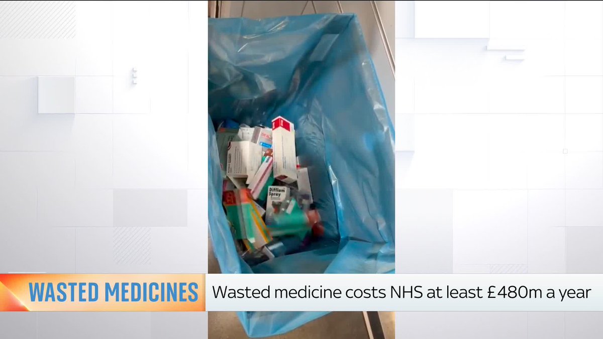 Equating to the weight of 3,000 Ford Fiestas, wasted medicine in the UK could fill 75 swimming pools a year, costing the NHS at least £480m. Correspondent Oliver Whitfield-Miočić reports