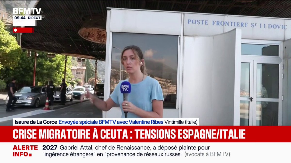 Crise migratoire à Ceuta: les contrôles renforcés à la frontière franco-italienne