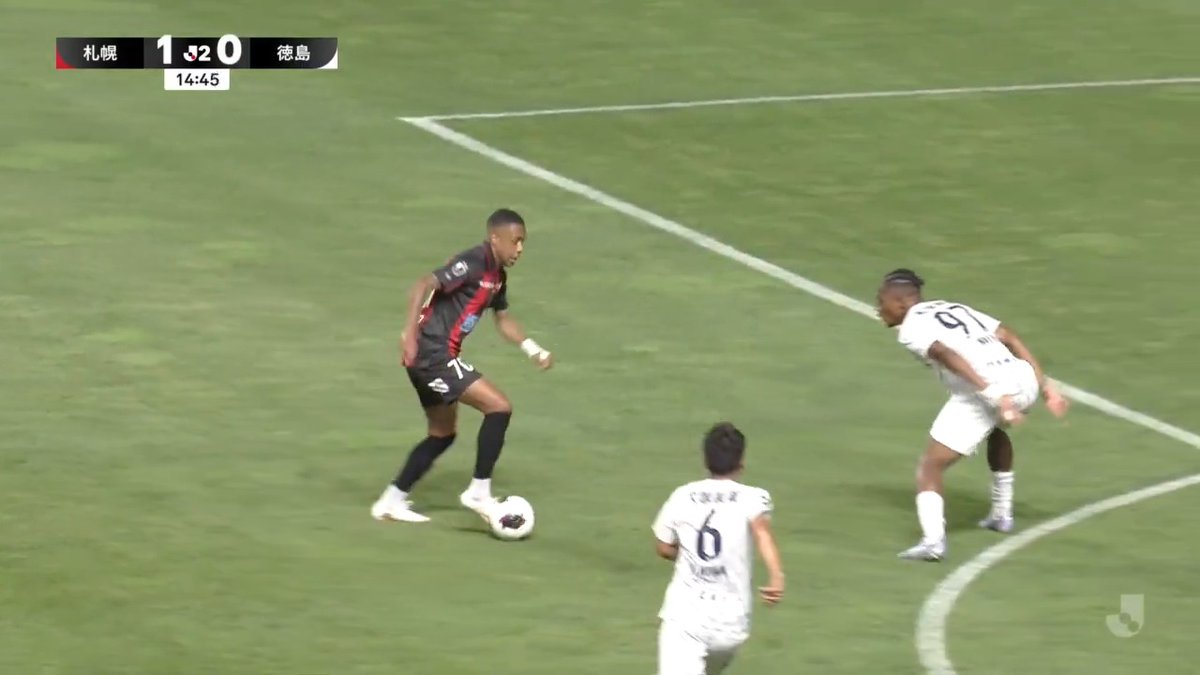 挨拶代わりの一発⚽️ 新加入のヴィニ ペイショットがデビュー戦で見せた🔥 🎦 ゴール動画 🏆 明治安田J2リーグ 🆚 札幌vs徳島 🔢 1-0 ⌚️ 15分 ⚽️ ヴィニ ペイショット(札幌) #Jリーグ
