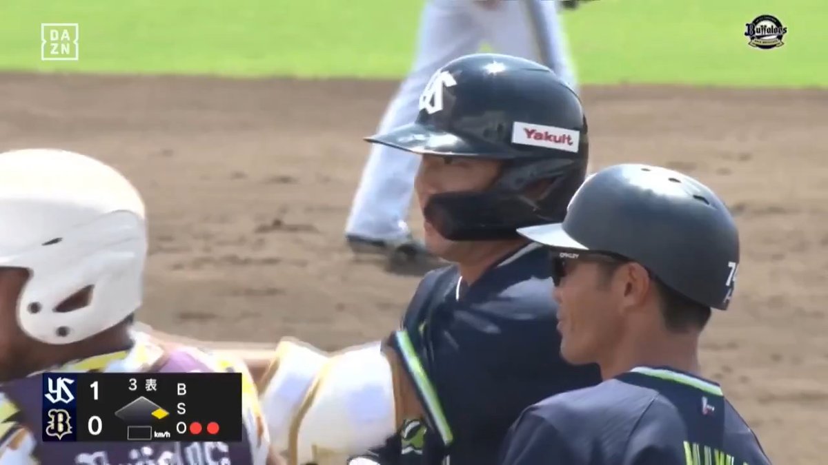 鋭く振り抜いた 山田哲人 復帰戦でタイムリー 2ヵ月ぶりの試合で2打数1安打1打点 ⚾️オリックス×ヤクルト(ファーム) #イージースポーツ #swallows #だったらDAZN