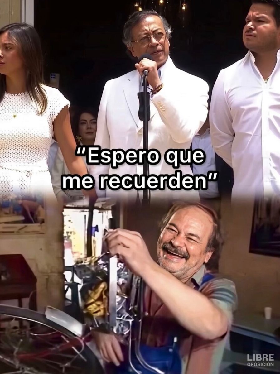¿Oigan ustedes vieron a Gustavo Petro pidiendo que lo recordaran? A ese señor lo encierran junto a Nicolás Maduro y nadie vuelve a hablar de él 🤣