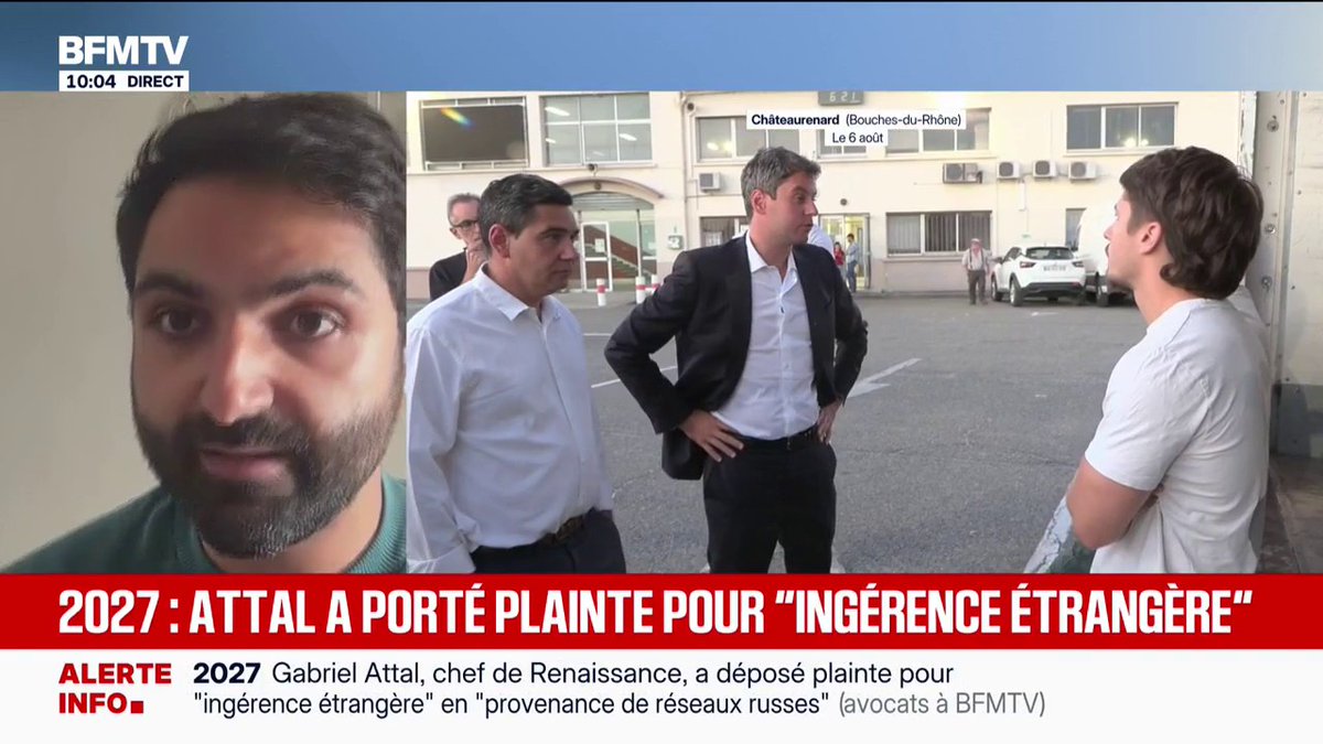 🔴 2 tentatives d’ingérences russes en 2 jours contre Gabriel Attal: il est clair que la Russie de Poutine veut voler aux Français l’élection de l’année prochaine. ▶️ Nous faisons le choix de transmettre au Procureur de la République ces faits graves !