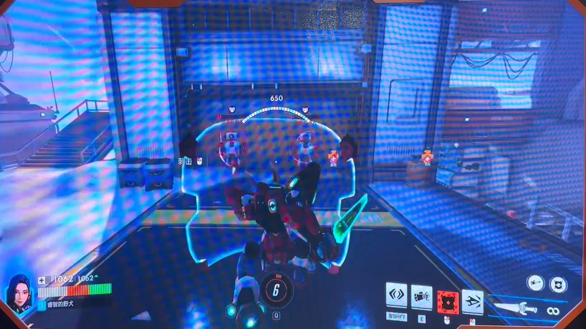 New #Overwatch Hero DMon In-Game Gameplay First Reveal 😈⚠️ In-game practice range gameplay footage of the new hero, D.Mon, was revealed at the Overwatch offline event in CN 🛡️