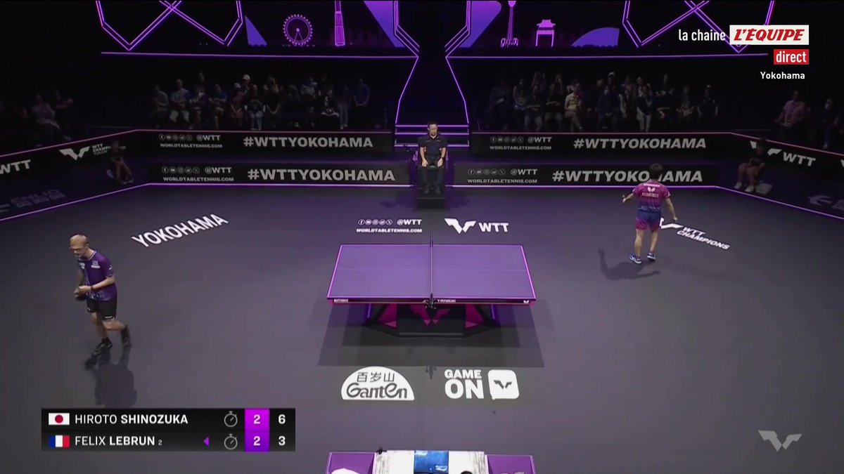 🥵 Le niveau qu'il faut à Félix Lebrun pour marquer un point face à Hiroto Shinozuka et s'accrocher dans ce match ! Suivez le WTT Champions de Yokohama en direct sur la chaine L'Équipe #lequipePING