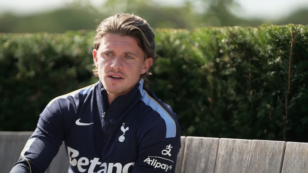 "We don't say it to everyone because it's just life." 🗣️ Conor Gallagher reflects on pushing through early testing moments at Spurs and setting the standard for the season ahead ⚪️