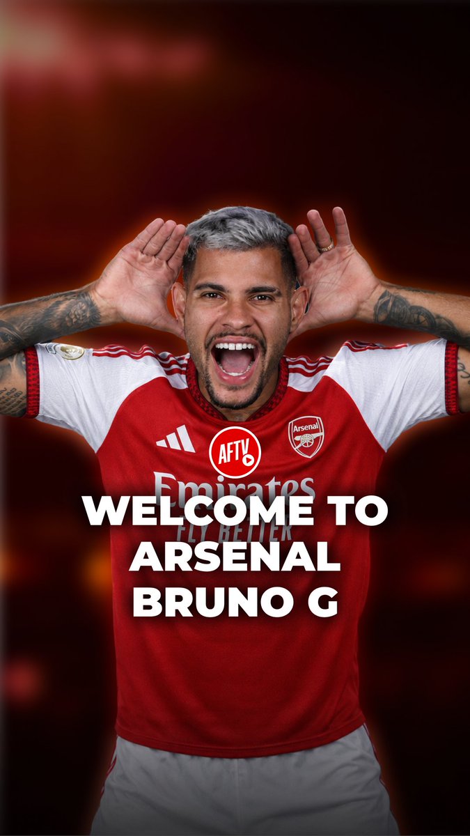 🚨 𝐈𝐓’𝐒 𝐎𝐅𝐅𝐈𝐂𝐈𝐀𝐋! Bruno Guimarães is a Gunner! 🇧🇷🔴 What a signing. What a statement. 🤩🔥