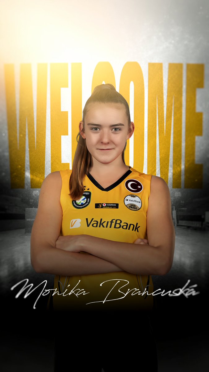 VakıfBank’a hoş geldin Monika Brancuska! 💛🖤 #ForMore
