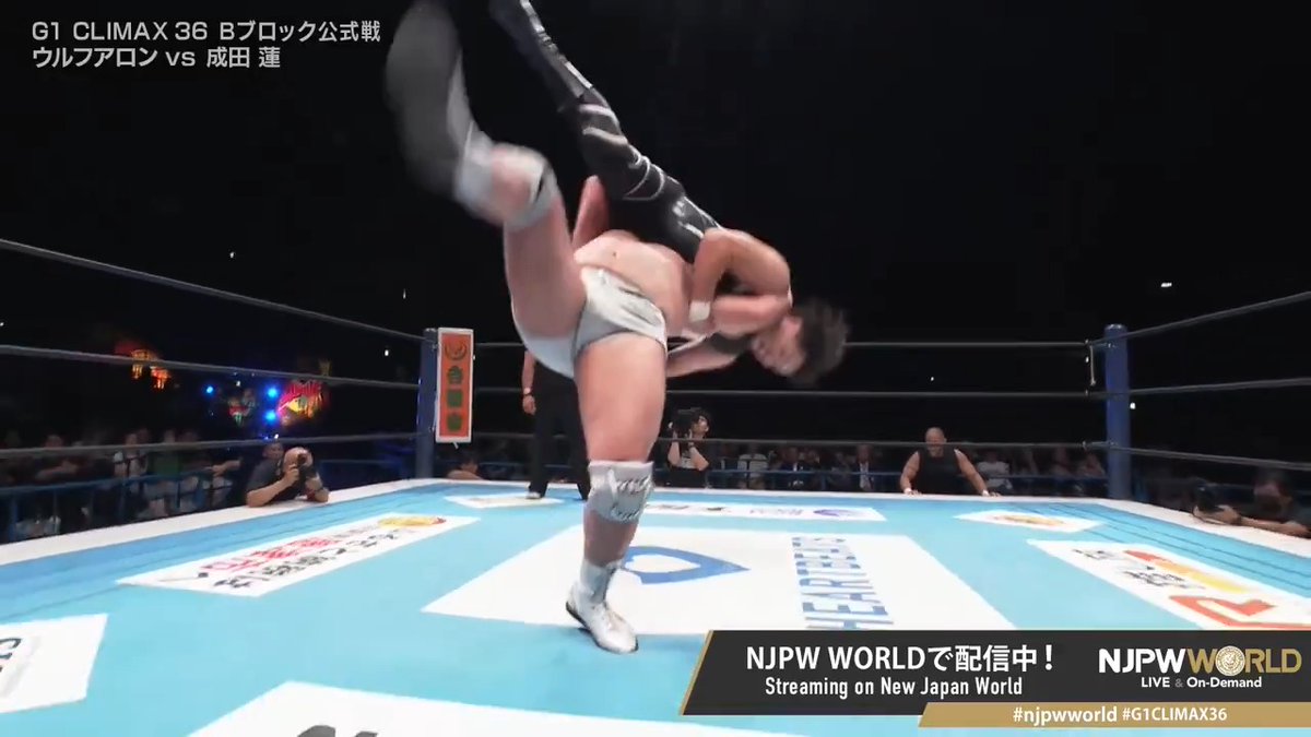 .ウルフアロン A.WOLF "Slam" Streaming now on #njpwworld #G1CLIMAX36