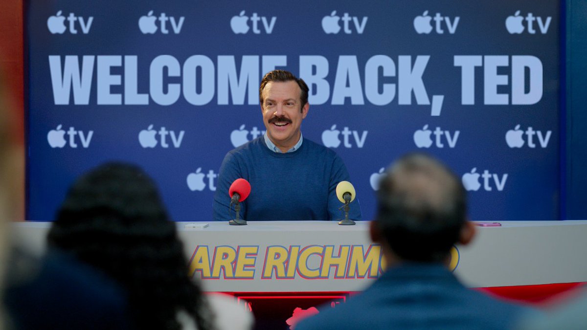 Glad to have you back, coach. #TedLasso
