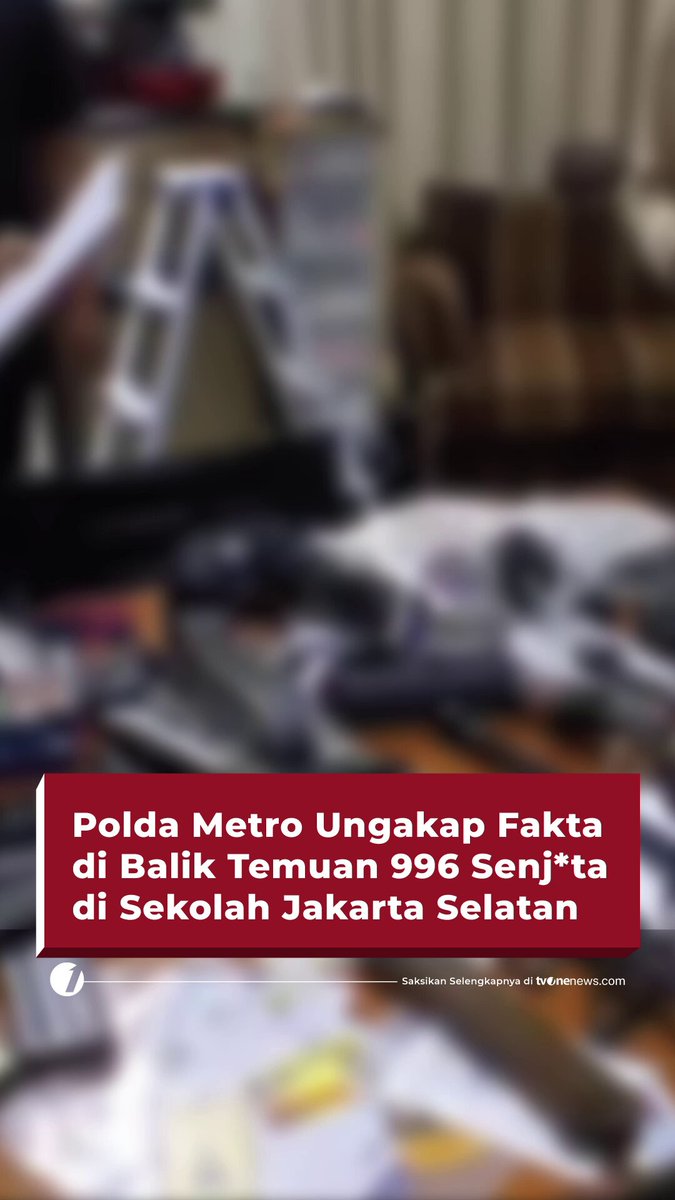 Polisi mengungkap pemilik senpi yang ditemukan di yayasan sekolah swasta Pondok Pinang telah meninggal sejak 2020. Simak video selengkapnya di #HardNews_Viral #NewsOne #CariBeritaditvOne #PoldaMetroJaya #JakartaSelatan #Sekolah #Viral #FO02