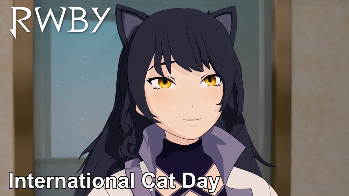 Happy #InternationalCatDay to Team RWBY’s favorite Faunus. 🖤🐈⬛