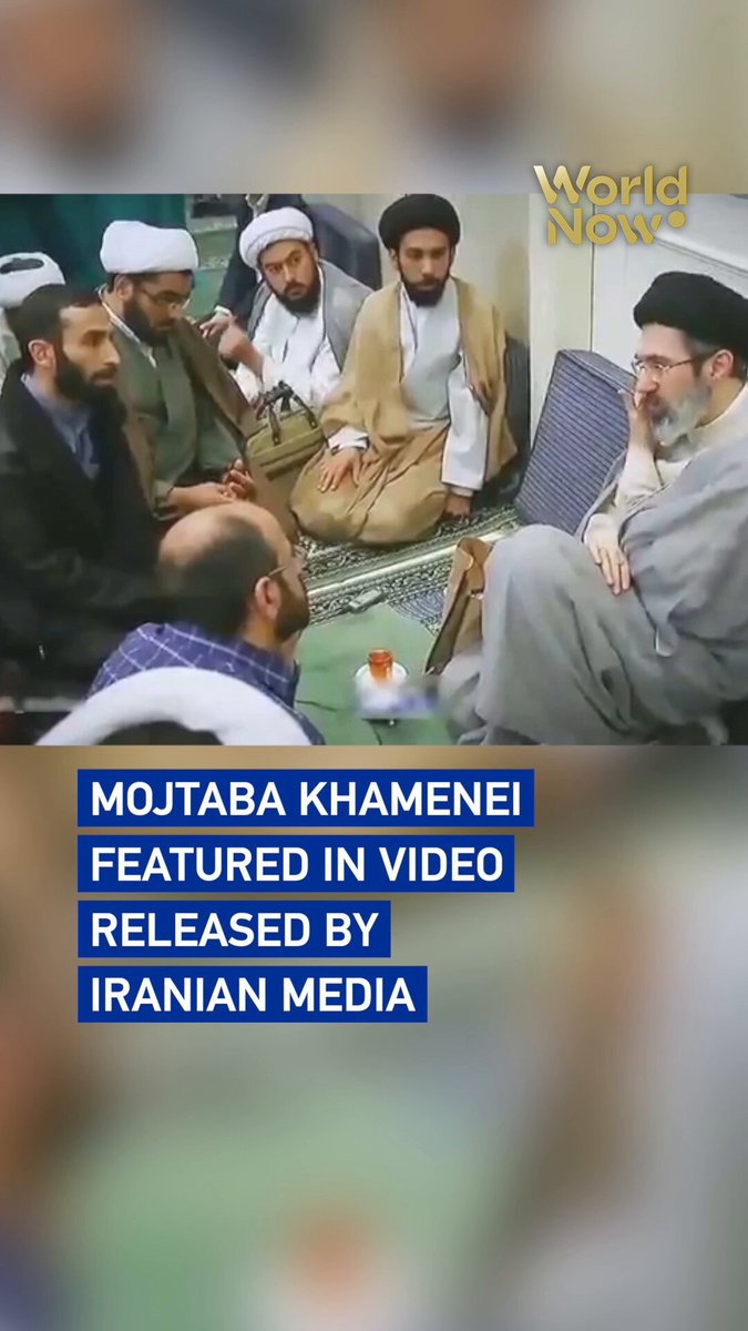 #LATEST Mojtaba Khamenei, Iran's supreme leader, appeared in a video recording of a lesson released by Mehr News Agency on August 8.