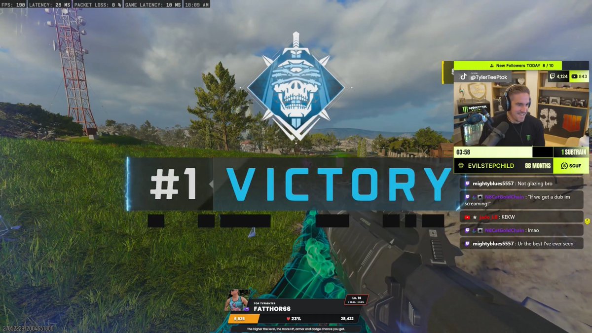 Random squad on WZ with the insane Glaze at the end lmao
