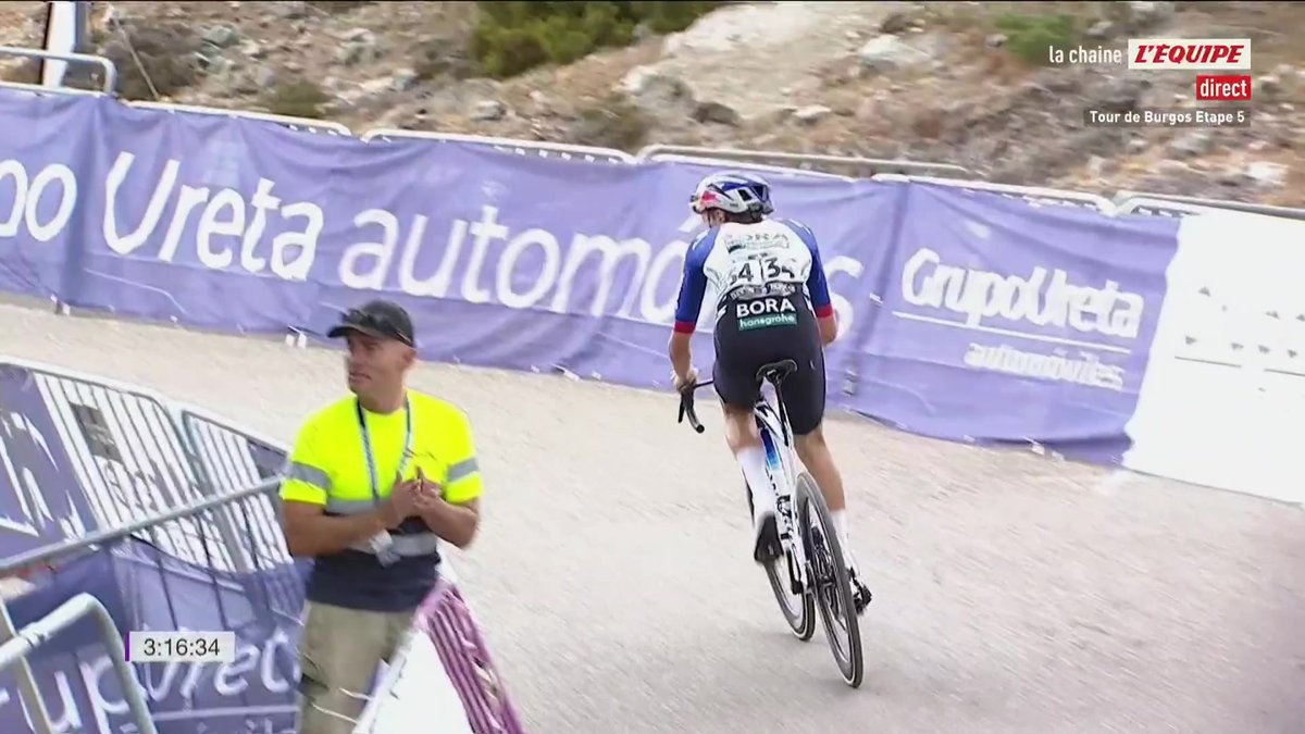 Giulio Pellizzari s'impose en solitaire sur la dernière étape du Tour de Burgos, aux Lagunas de Neila ! Vainqueur de la 3e étape, Felix Gall remporte le classement général ! #lequipeVELO