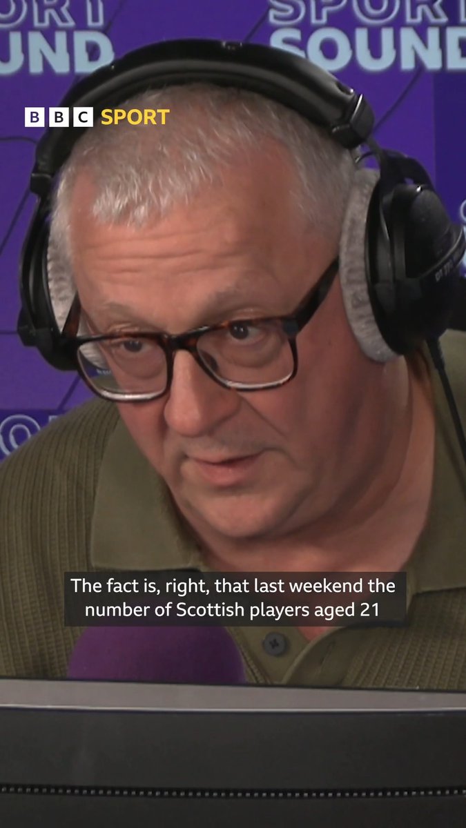 “Young players in this country are not being given a chance” Tom English on wanting to see a quota system for under-21 players in Scottish football. #BBCFootball