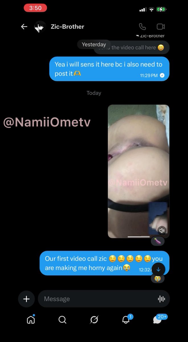 Lil brother update Part 3: playing with my dildo, and our first vc. #nsfwtwtًً