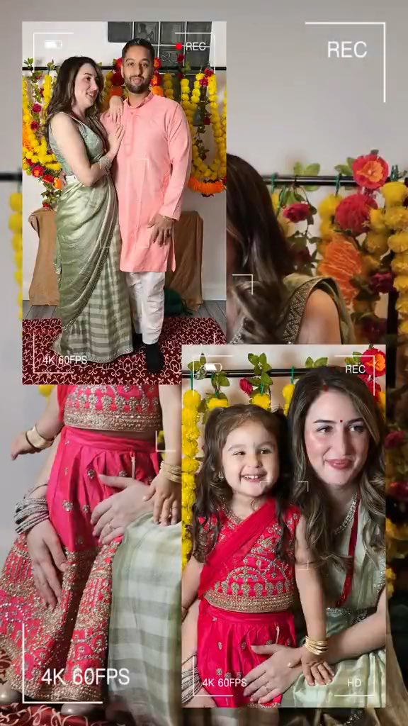 Turkish muslim girl Maiya celebrating Dashami with her Nepali hindu husband Sumit 🇹🇷🇳🇵