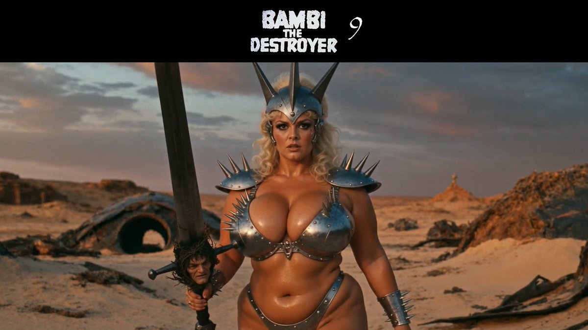 BAMBI THE DESTROYER — EPISODE 9 Hogworms, droids, and the Professor has some explaining to do. Pure ’80s retro camp and over-the-top B-movie energy. Think classic adventure vibes with a strong female hero leading the charge. Pure PG-13 nostalgic fun.