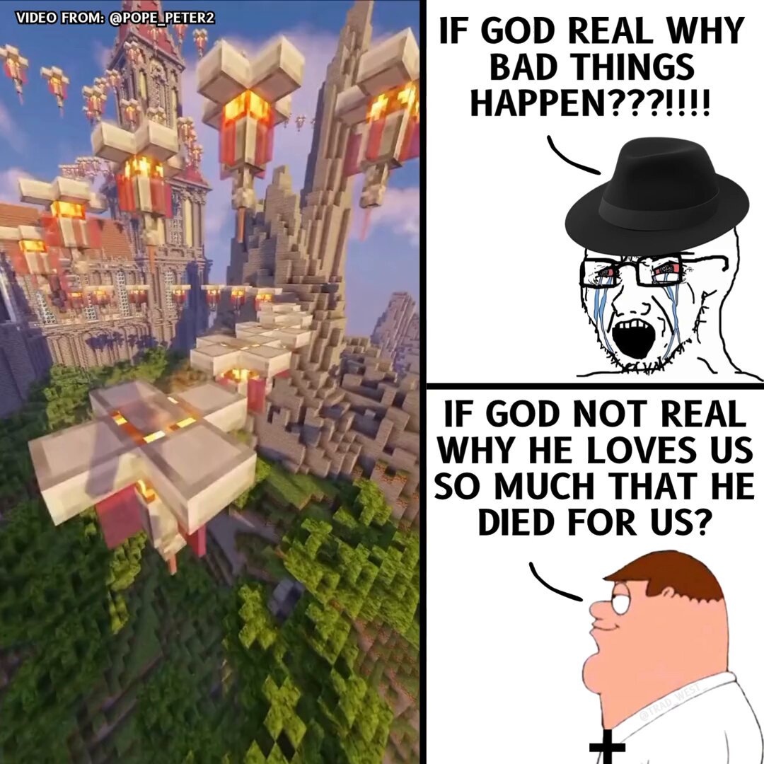 Atheists: "If God not real why bad things happen" If God not real why did He incarnate, suffer, died on the Cross and rose again for us?
