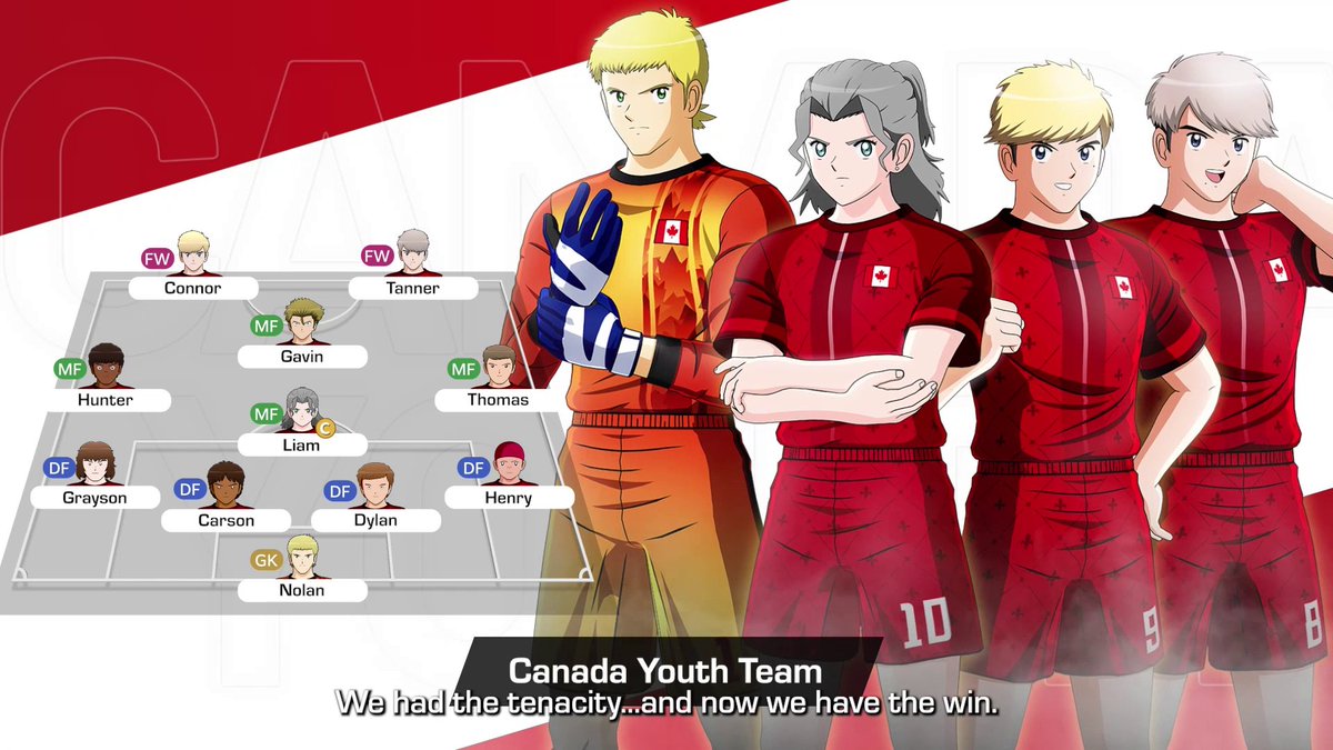 Will Canada's Copy Football make it to the end? Pre-order CAPTAIN TSUBASA 2: WORLD FIGHTERS now: #CaptainTsubasa #WorldFighters