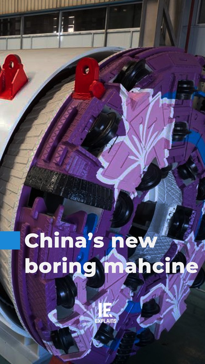 China says it has rolled out the world's first boring and blasting machine, a 4.5 metre diameter tunneller named Xianglong, developed by Tsinghua University and China Railway Science & Industry Group. It merges a tunnel boring machine with the old drill-and-blast method in one rig, and Tsinghua lab tests point to 30 percent faster excavation than a conventional TBM. Its first field trial is at a pumped storage power station in Henan. #Xianglong #BoringAndBlastingMachine #BBM