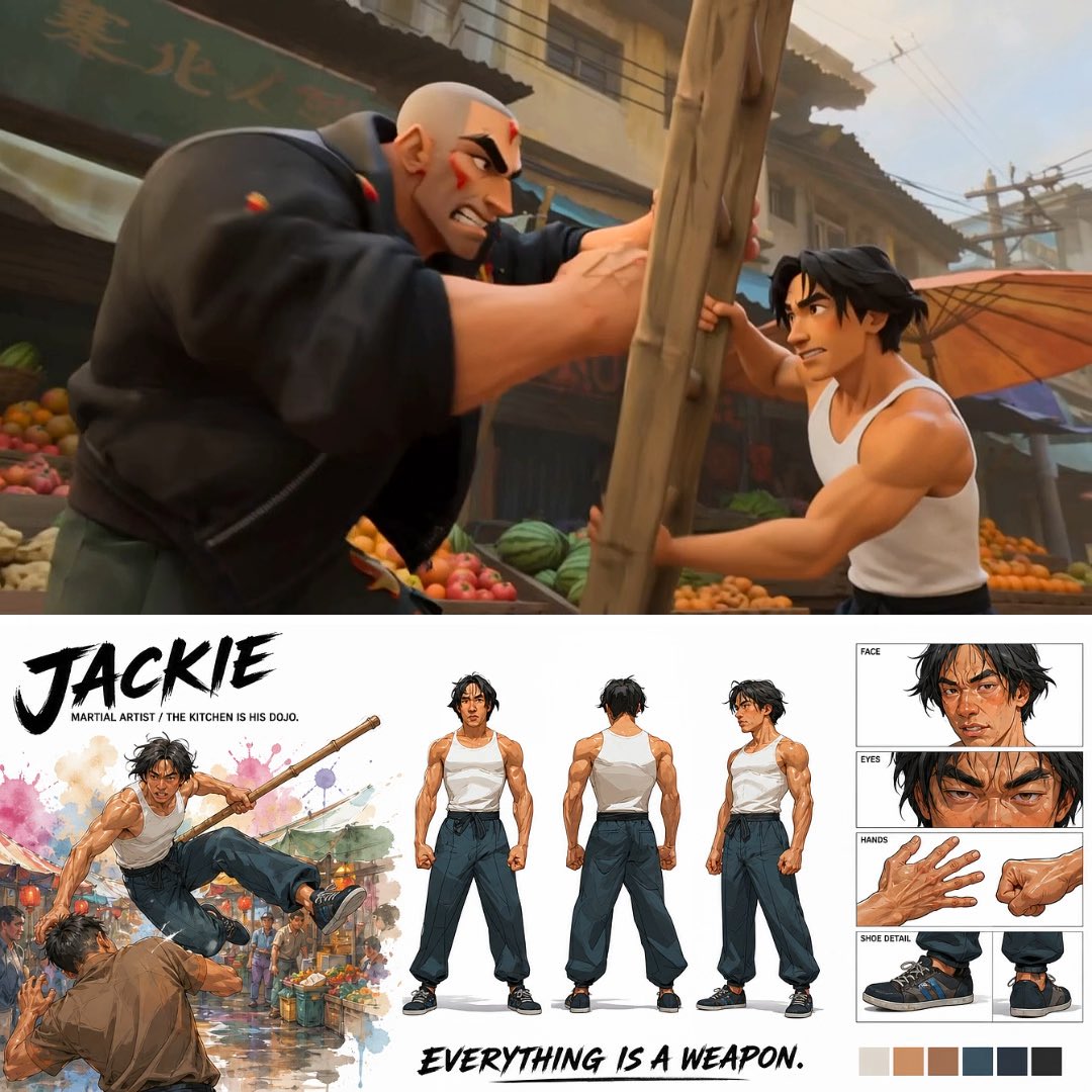 Nothing hits like a Jackie Chan fight scene 🥋 Seedance 2.0 + GPT Image 2 Prompt👇🏻
