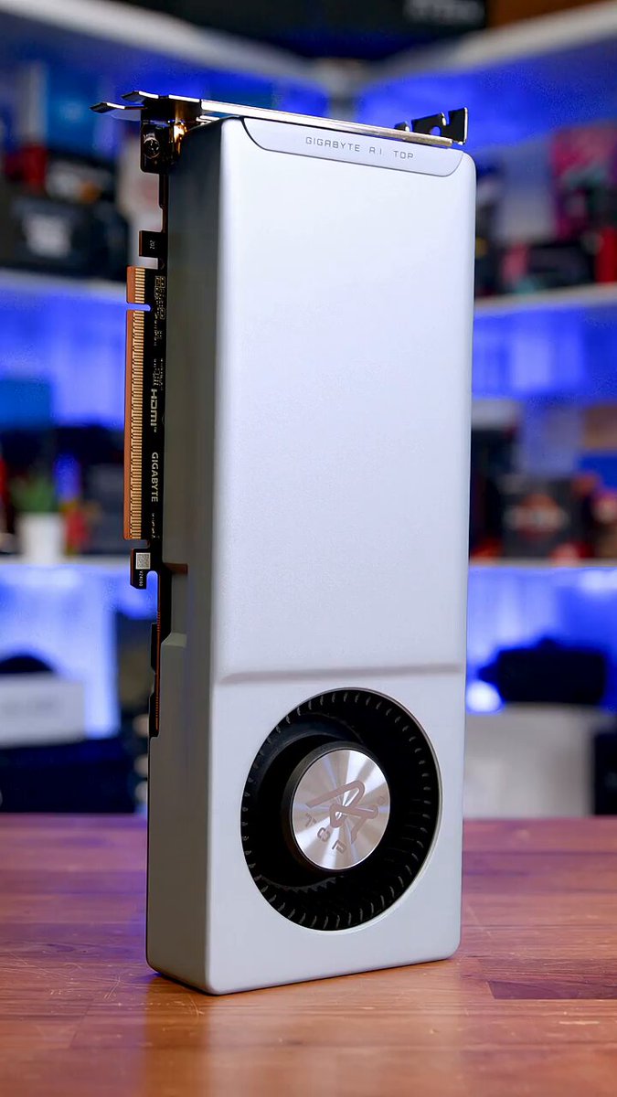 THIS $1,300 CARD HAS THE SAME 32GB OF VRAM AS A $2,000+ RTX 5090 - FOR LOCAL AI, THAT'S THE SPEC THAT DECIDES EVERYTHING. that clip is the gigabyte radeon ai pro r9700 ai top, 32gb of vram, built for local ai. the pitch is simple: the same memory capacity as an rtx 5090, for roughly a third of what a 5090 actually sells for. here's why that matters, and where it doesn't. for ai, vram is the gate. a model either fits in memory or it doesn't. 32gb loads models a 16gb card can't touch, full stop. so for running local llms and image models, this card does the one thing that counts, cheap. honest line: this is not a 5090 for gaming. the 5090 is far faster at raster and ray tracing. they only match on how much vram they carry. if you want frames, buy the 5090. if you want to fit big models locally, you just found the same 32gb for a third of the money. no $2,000+ price tag, no cloud gpu rental, no model too big for 16gb. the uncomfortable part isn't that amd is cheaper. it's that for local ai you were about to overpay for gaming power you'd never use. follow RetroChainer for more on paying for the spec that matters, and bookmark this before your next gpu.