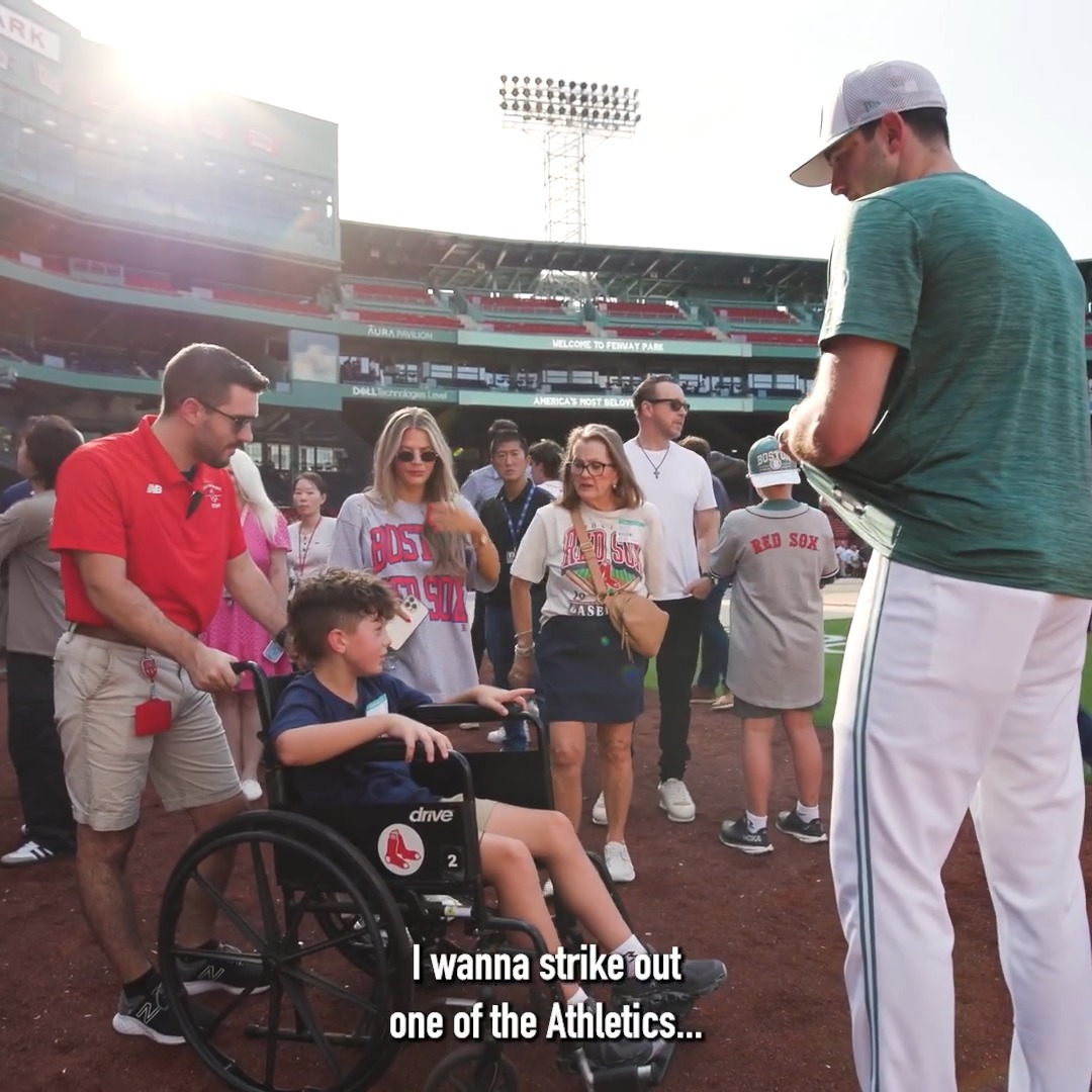 A very special Dream On 3 meet & greet and first pitch for Paxton last night. ❤️