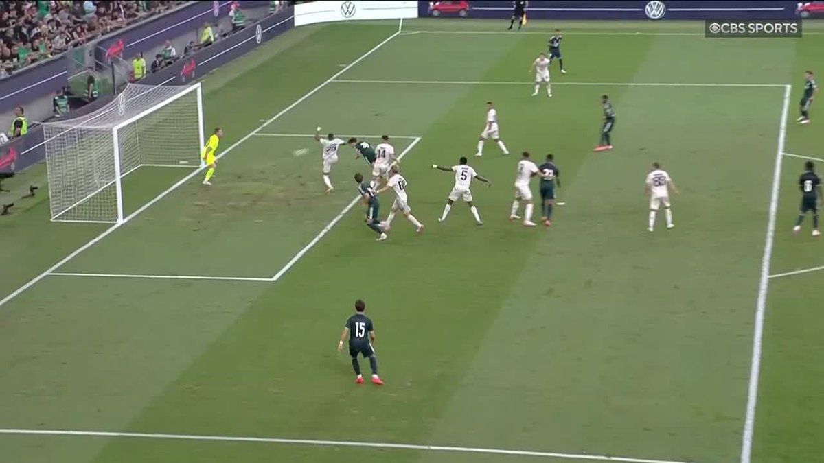 Mario Rivas opens the scoring for Real Madrid from the Alexis Ciria assist ⚪️ Watch Ferencváros vs. Real Madrid live on CBS Sports Network 📺