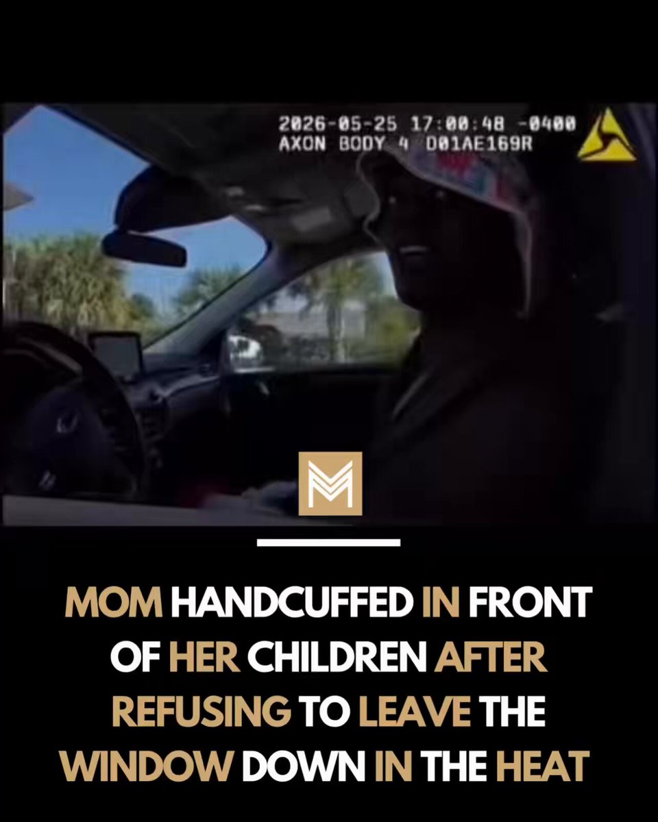 Bodycam footage shows a mother being handcuffed during a traffic stop while her children were inside the vehicle. She said she wanted to keep the rear window up to protect them from the heat and sun, and repeatedly asked why she was being arrested. It has been reported that she has decided to sue. After seeing videos like this—and so many others where people’s dignity and rights appear to be violated—the question remains: do we, as citizens, even have the right to protect our children anymore?