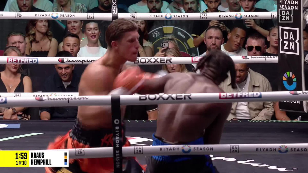 TOO EASY FOR GRADUS KRAUS! FIRST ROUND KNOCKOUT! 🔥 #WilliamsonSimpson2 | Live NOW on DAZN ▪️