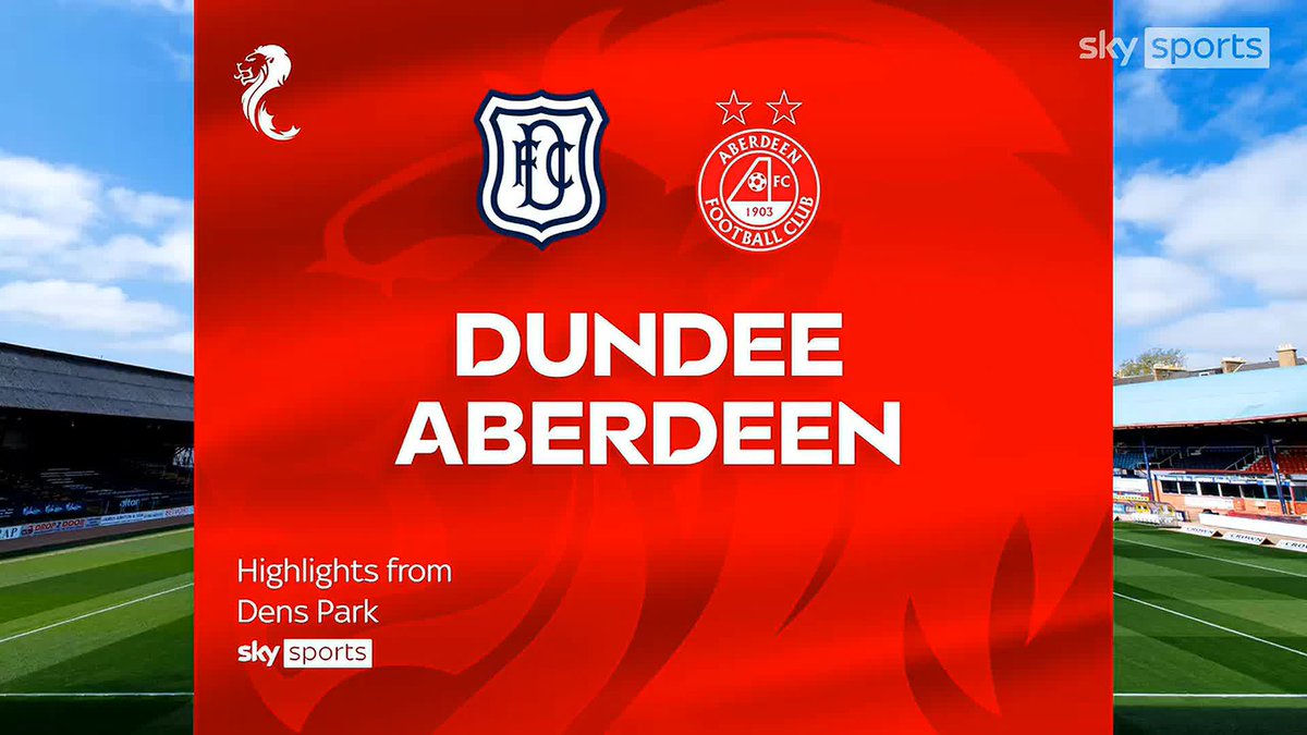 🔵 Dundee beat Aberdeen 2-0 in their first home game of the Scottish Premiership season with goals from Joe Westley and Joe Bevan ⤵️