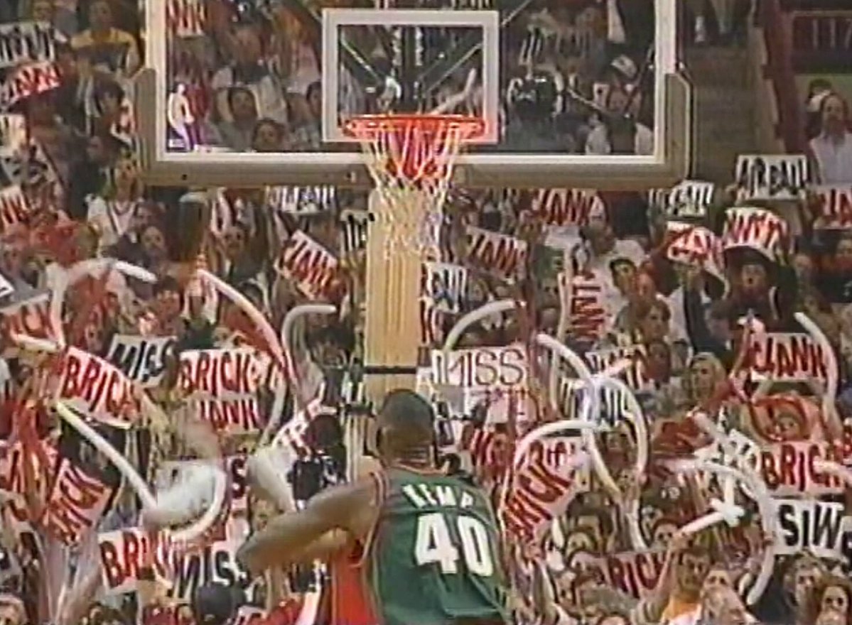 Shawn Kemp 1996 Finals Tape: 23.3 PPG, 10.0 RPG, 1.3 SPG, 2.0 BPG, 63.3% TS (+11.1 rTS%)