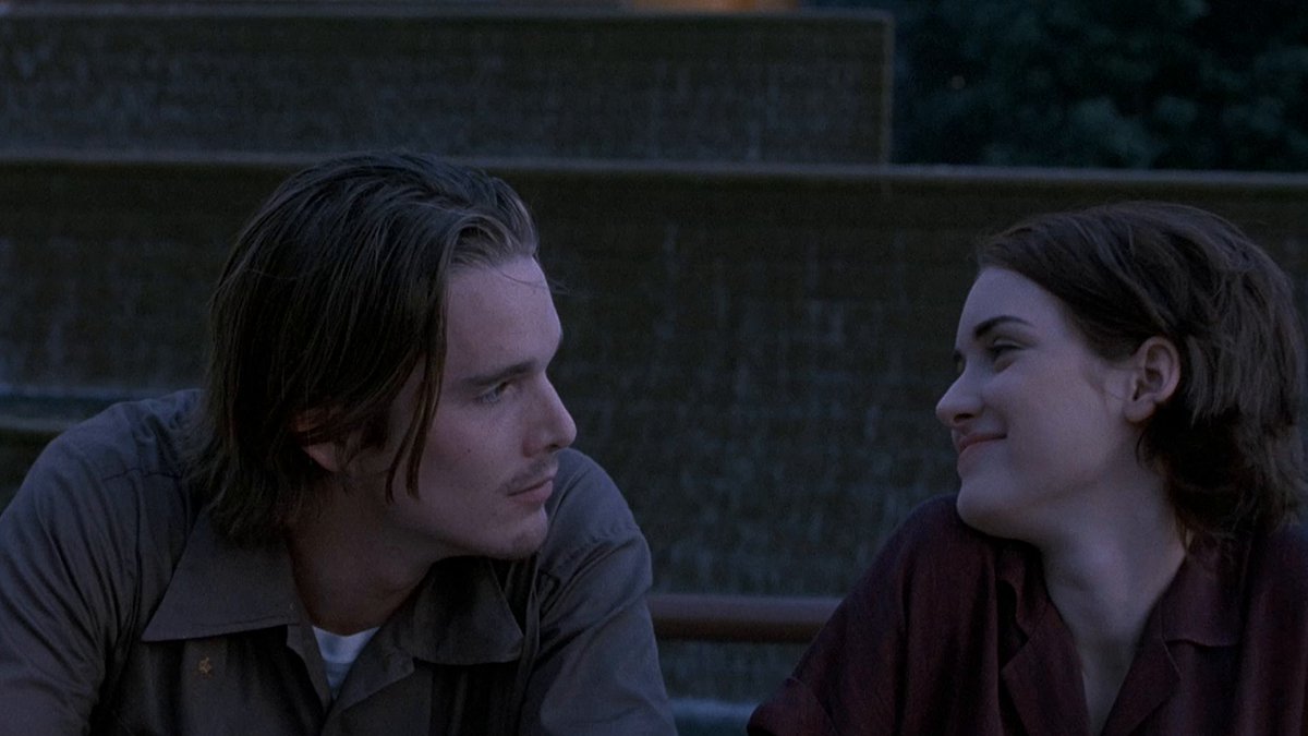 all we need is Ethan Hawke and Winona Ryder in 1994 REALITY BITES is now on Netflix in Canada!