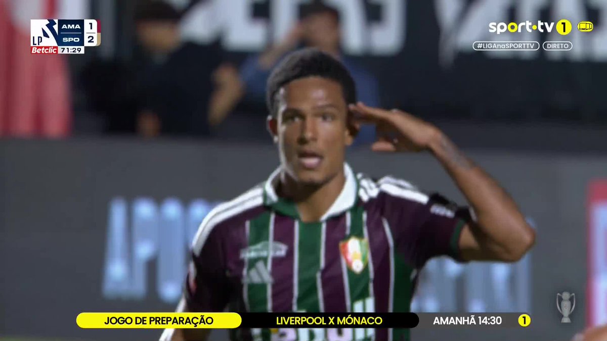 Leandro Antonetti reduziu 🥵 #sporttvportugal #LIGAnaSPORTTV #LigaPortugalMeuSuper #EstrelaAmadora #SportingCP #betanolp