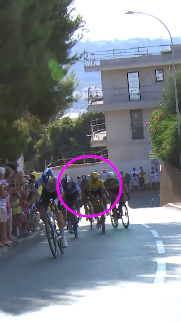 Did she cross a line taking Kasia into the barriers ?