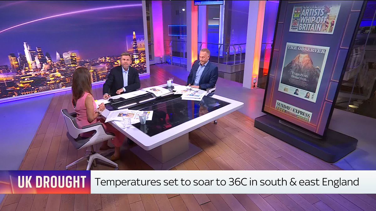What's on Sunday's front pages? 📰 Matt Barbet is joined by broadcaster and psychotherapist Lucy Beresford and broadcaster and commentator Matthew Stadlen for a first look at tomorrow's top stories. #PressPreview: 📺 Sky 501, Virgin 602