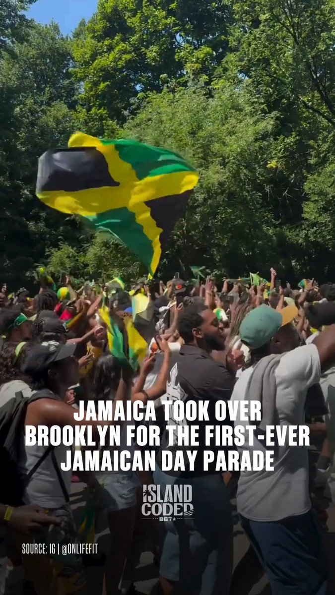 New York came out strong for the first-ever Jamaican Day Parade, and the Jamaican pride was LOUD! Flags flying, culture on full display and a whole lot of love for the island. Now THIS is how you start a new tradition. 🇯🇲🔥 #BET #IslandCoded 📸: IG | onlifefit