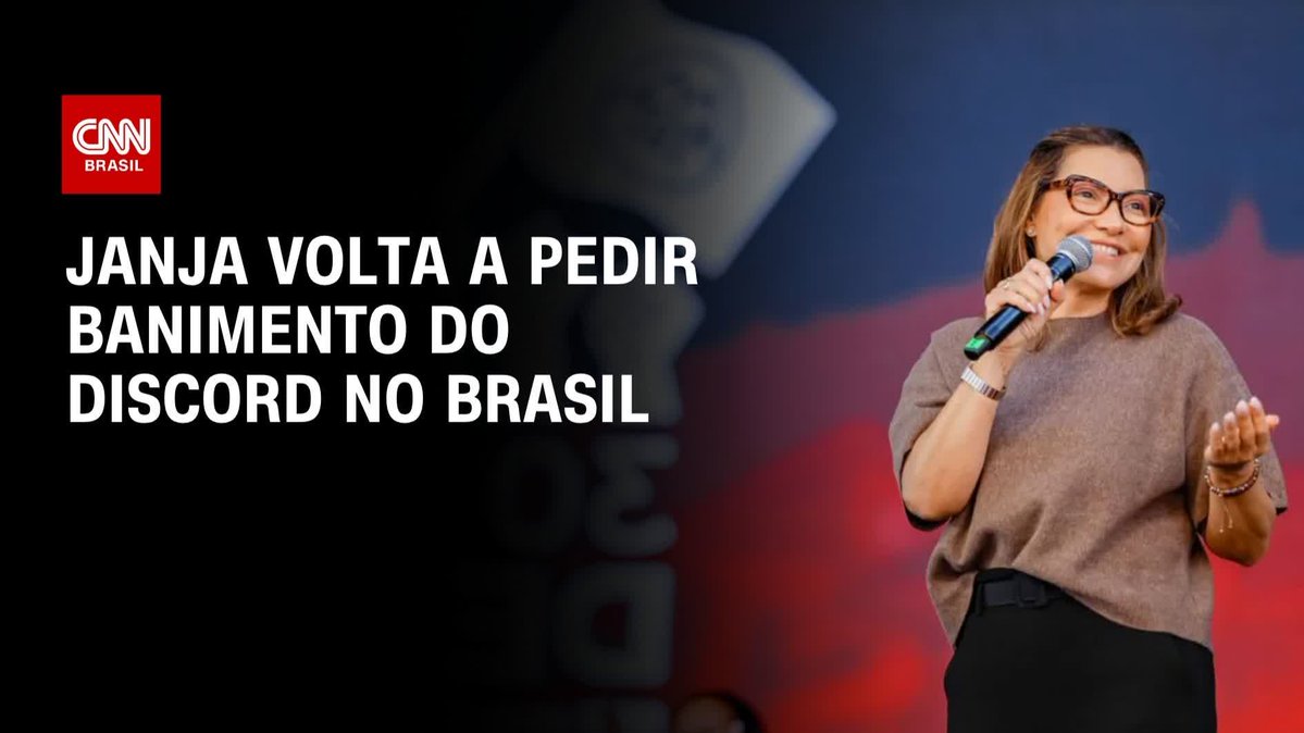 Janja volta a pedir banimento do Discord no Brasil; assista #AgoraCNN