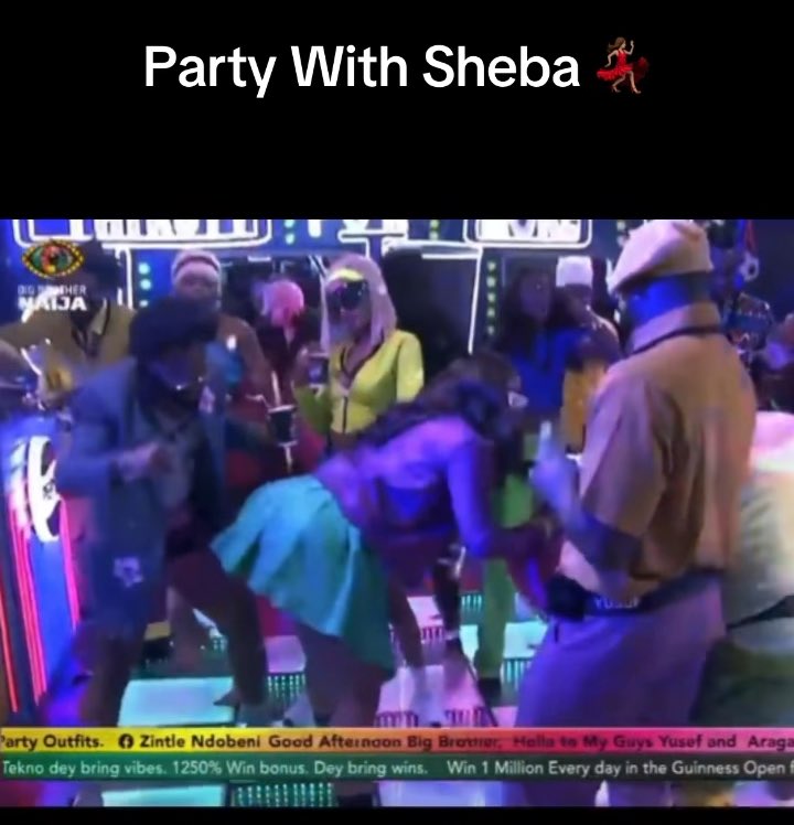 You no go party with Sheba ke? Your LOSS o. Nobody does it better🔥. We promised a lit night and sheba over delivered💯 🎥: Big Brother Naija #BBNaija #ShebaGamde