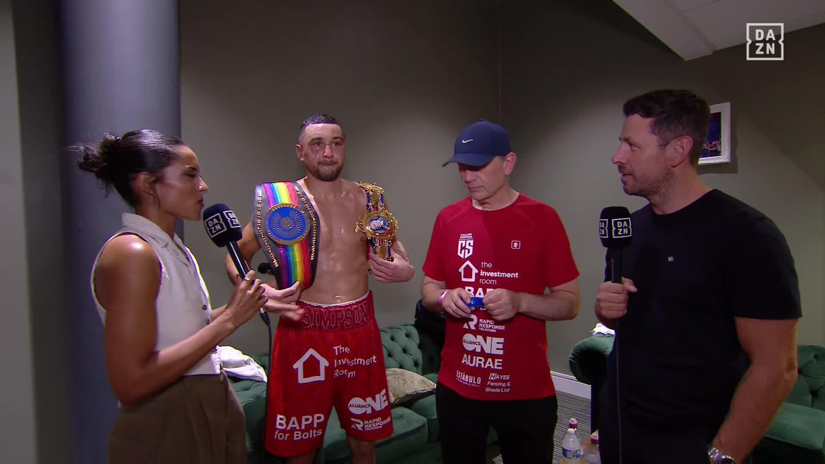 "My confidence never left" 💯 Callum Simpson reflects on the comeback victory and possible next fight! #WilliamsonSimpson2 ▪️