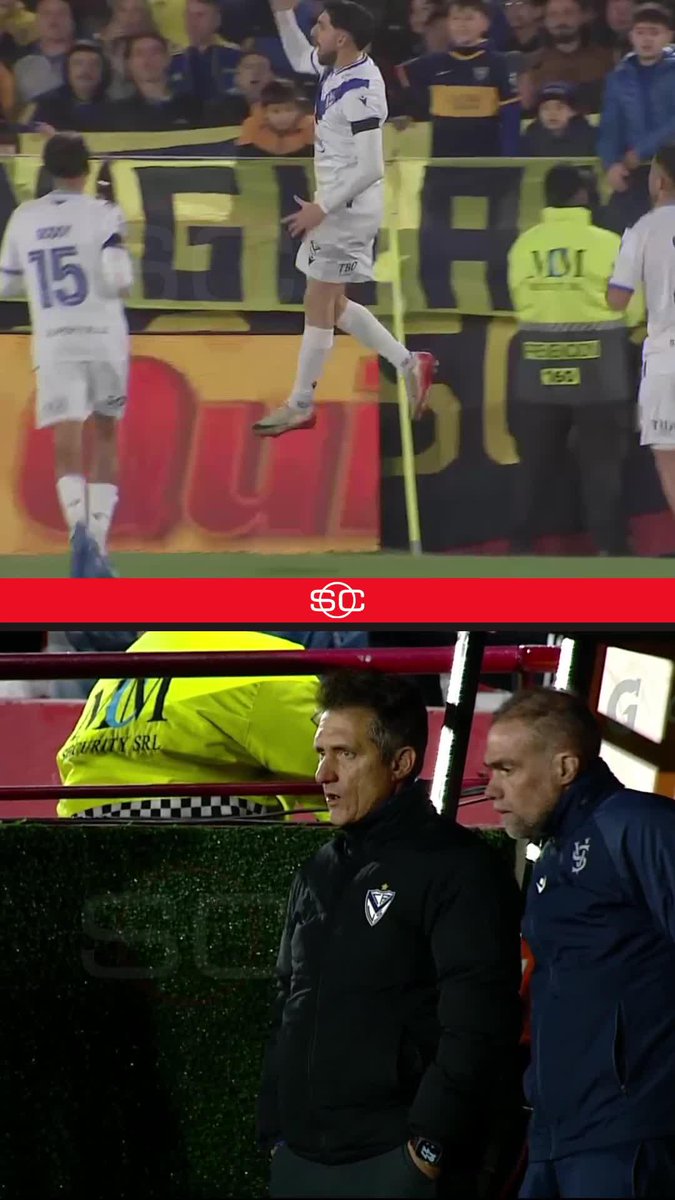 MANOS EN LOS BOLSILLOS Y TRANQUILIDAD ABSOLUTA: así vivió Guillermo el gol de Valdés para el 1-0 de Vélez contra Boca en el Ducó.