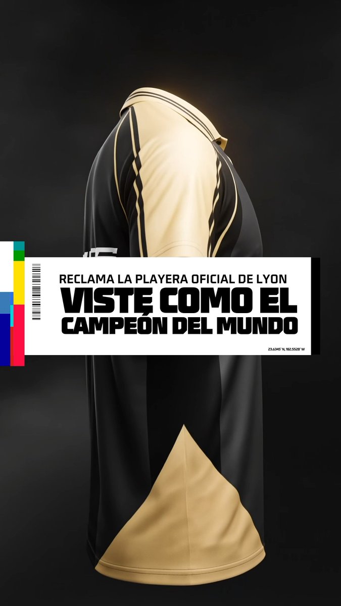 👑 De la victoria a tu arsenal. Obtén la playera oficial de Lyon iniciando sesión, equípala y representa a los campeones en tu próxima batalla. 🦁🔥 El evento estará disponible del 8 al 15 de agosto. #FreeFire