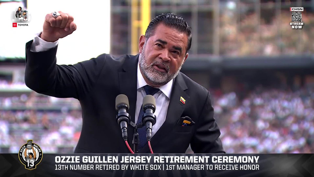 "I hope the guys playing for the White Sox right now...you can feel the same way I feel right now." Ozzie Guillen wants to see the fire out of this team: