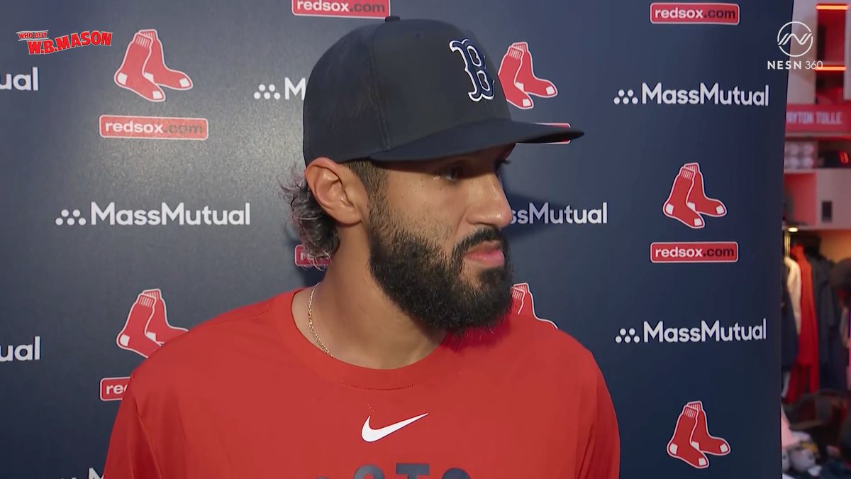 Raymond Burgos had never tossed 3 innings back to back days before... He stepped up when the Red Sox needed him and did all he could for the team 🤝 presented by W.B. Mason Co. 🎙️