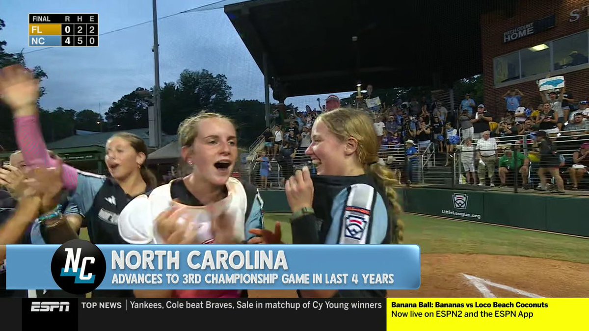Anna-Lynn Clark's 11th strikeout sends North Carolina to the Little League Softball World Series championship 🔥