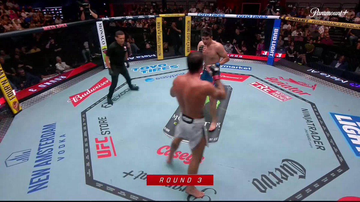 Ty Miller with a BEATDOWN That was bad #UFCVegas120