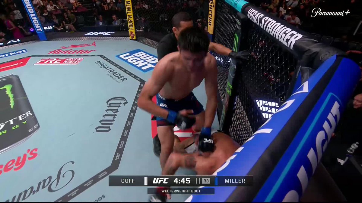 Billy Ray Goff's corner in the 2nd round : "You are not going to fight him this round. You can't take his punches." If that is the case, why send him out? Can we normalise corners saving their fighters, please?